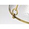 Nuvo Valentine, Medium Pendant, Vintage Brass Finish, Hammered Glass 60/8266 - alternate 3