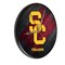 Holland Bar Stool Co University of Southern California 13" Solid Wood Clock WClkPBlkSouCal - alternate 1