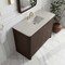 James Martin Vanities Gracyn 48" Single Vanity, Sable, w/ 3 CM Siberian Silestone Widespread Top D125-V48-SBL-WSFR - alternate 2