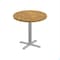 Correll Round Cafe Table, 24 in W, 24 in L, 29 in H, Particleboard Top, Medium Oak SXT24R-06-98-06 - alternate 1
