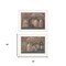 Homeroots Set Of Two Love Never Fails 1 White Framed Print Wall Art, 2PK 407163 - alternate 4