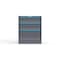 Strong Hold 3 drawer cabinet - (1x 7ft, 1x 8ft, 1x 12ft) - Blue accents - Keyed Alike S3036-PPAAS-0302FS - alternate 1