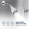 Supply Giant Shower Head, High Pressure 6 Jets 48 Sprays Showerhead, 1.8 GPM, 2.75in Face Dia. Chrome Plated 74-42730 - alternate 6