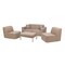 Deko Living 4 Place Seating Brown Outdoor Compressed Foam Sectional Sofas and Ottoman Set COP30117 - alternate 3