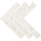 Daltile Eclessia Marble Natural Stone Double Herringbone Mosaic Polished, 7.50 SQFT Per Carton, 10PK M346DBLHERRMSPL - alternate 6
