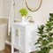Flash Furniture Vega 24in. Vanity w/Sink, Soft Close Doors & Open Shelf, Carrara Marble, Gold Hardware, White/White FS-VEGA24-WH-HDGLD-GG - alternate 6