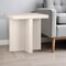 Homeroots 22" Alder White Wood Square End Table 544240 - alternate 1