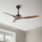 Jonathan Y Aldrin 50" Modern Minimalist Iron/Plastic Mobile-App/Remote-Controlled 6-Speed Razor Ceiling Fan, Lig JYL9715E - alternate 6