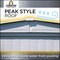 Arrow Classic 14 x 14 x 7 ft Blue Grey Steel Storage Shed CLG1414BG - alternate 9