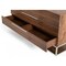 Homeroots 58" Walnut Manufactured Wood Three Drawer Dresser 473106 - alternate 5