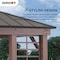 Sunjoy 13.3 ft. x 14.8 ft. Wilmington Hardtop Gazebo A102010600 - alternate 5