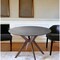 Homeroots 47" Gray and Brown Glass and Solid Wood Dining Table 370704 - alternate 3