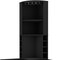Homeroots 71in Black Wood Corner Bar Cabinet With Two Doors 535087 - alternate 3