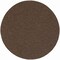 Homeroots 8' Dark Brown And Brown Round Geometric Indoor Outdoor Area Rug 552331 - alternate 1
