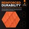 Xpose Safety Pack of 42 1 Layer Concrete Curing Blanket, 6ft x 25ft, R-3.13, air, R-1.08 surface, Orange, 42PK CCB-1L-42-X - alternate 5