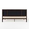 Martha Stewart Jett King Size Solid Wood Platform Bed w/Upholstered Base/Inset Paneled Headboard, Dark Brown/Beige MG-0900271F-K-DKBRN-BG-MS - alternate 3