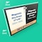 Flipside 24 x 36 3-in-1 Framed Combo Board Kit, Cork, Magnetic Chalk & Dry Erase 17205 - alternate 6