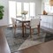 Homeroots 10' X 14' Gray And Black Geometric Washable Indoor Outdoor Area Rug 602850 - alternate 7
