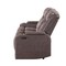 Global Furniture Usa Contemporary U8000 Brown Power Reclining Sofa W/Power Headrest, Dropdown Table W/ Wood Trim & Reading Light U8000-BROWN-PRS W/ PHR DDT WC + LED - alternate 3