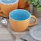 Gibson Home On The Go 4 Piece 25 Ounce Stoneware Soup Cup Set with Lid in Peach 142551.01 - alternate 5