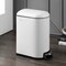 Happimess Roland 10.6-Gallon Step-Open Trash Can, Cotton White HPM1010C - alternate 7