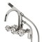 Kingston Brass 7-Inch Adjustable Wall Mount Clawfoot Tub Faucet, Polished Nickel AE8156RX - alternate 1