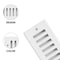 Sierra Grates 2 in. H X 10 in. W 2-Way 45 Degree Louvered, Steel, White Toe Space Grille TSG210-WHT - alternate 4