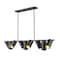 Z-Lite Lumina Matte Black 9 Light Linear Chandelier 7520-9L-MB - alternate 1