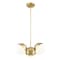 Z-Lite Realm Sphere 3 Light Chandelier, Modern Gold, 17.25 In W x 6.25 In H 7517-3MGLD - alternate 5