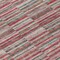 Homeroots 3' X 5' Red Beige And Copper Striped Washable Indoor Outdoor Area Rug 587932 - alternate 7
