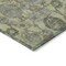 Homeroots 3' X 5' Artichoke Green And Gray Damask Washable Indoor Outdoor Area Rug 588130 - alternate 6
