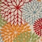 Homeroots 10' X 14' Green Orange And Red Indoor Outdoor Area Rug 521647 - alternate 7