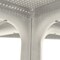 Niche Terrace 31.5 in Square Plastic Indoor/Outdoor Bistro Table, Modern Pedestal Patio Table, White Down TOB3131WH - alternate 6