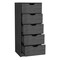 Homeroots 18" Gray Five Drawer Standard Chest 546382 - alternate 6