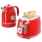 Megachef 1.8 Quart Electric Tea Kettle and 2 Slice Toaster Combo in Red MC-BTBK-R - alternate 1