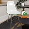 Leisuremod Dover Modern ABS Plastic Dining Side Chair with Metal Base EPC19WG - alternate 8
