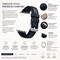 Elegani Leather Band Compatible with Apple Watch 46mm, Dark Brown, Dark Brown/Rose Gold/Yellow Gold Buckle OWLSPAM-DBRN-46 - alternate 4