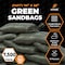 Xpose Safety Woven Polypropylene Sand Bags for Gravel - 14in x 26in 50 lb Limit, Green, Half Pallet of 7,500 SBG-1426-HP7500-X - alternate 6