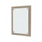 Homeroots 28" Brown Wood Framed Accent Mirror 535134 - alternate 3