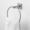 Gliderite Hardware Alpine Collection Towel Ring Satin Nickel Bathroom Hardware 9040-SQ-SN-1 - alternate 3