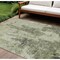 Homeroots 8' X 10' Artichoke Green And Fern Green Abstract Washable Indoor Outdoor Area Rug 609849 - alternate 1