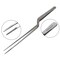A2Z Scilab Offset Culinary Tweezers, Precision Serrated Jaws, 12 Inch, Stainless Steel Tongs A2Z-ZR1057 - alternate 1