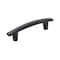 Amerock Willow 3-3/4 inch (96mm) Center-to-Center Matte Black Cabinet Pull, 10PK 10VMP37310MB - alternate 1