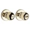 Kwikset Privacy Door Knob, Polished Brass 300P3CP - alternate 2
