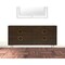Homeroots 65" Acacia Solid Wood Six Drawer Double Dresser 473093 - alternate 3