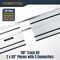 Powertec 110in Track Saw Guide Rail Joining Set for Kreg & 2 Guide Rail Connector & Carrying Bag 71992 - alternate 5