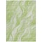 Homeroots 8' X 10' Green And Ivory Abstract Washable Indoor Outdoor Area Rug 582977 - alternate 6