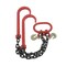 Mytee Products (2 Pack) Tow G80 Recovery V Chain w/ 3/8in x 2ft Legs, Two 15in J-Hook & Grab Hook, 2PK CH382V-15J-PLGH-G80x2 - alternate 4