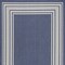 Homeroots 4' X 6' Navy Blue And Ivory Geometric Indoor Outdoor Area Rug 572616 - alternate 8