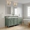 James Martin Vanities Brittany 72'' D Vanity, Smokey Celadon w/ Jasmine Pearl Top w/FreePower Wireless Charger 650-V72-SC-FEJP - alternate 7